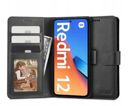 Etui do telefonów Tech-Protect Wallet do Xiaomi Redmi 12 black